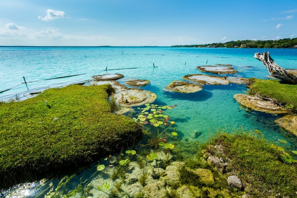 Laguna de Bacalar (Lagune aux sept couleurs)